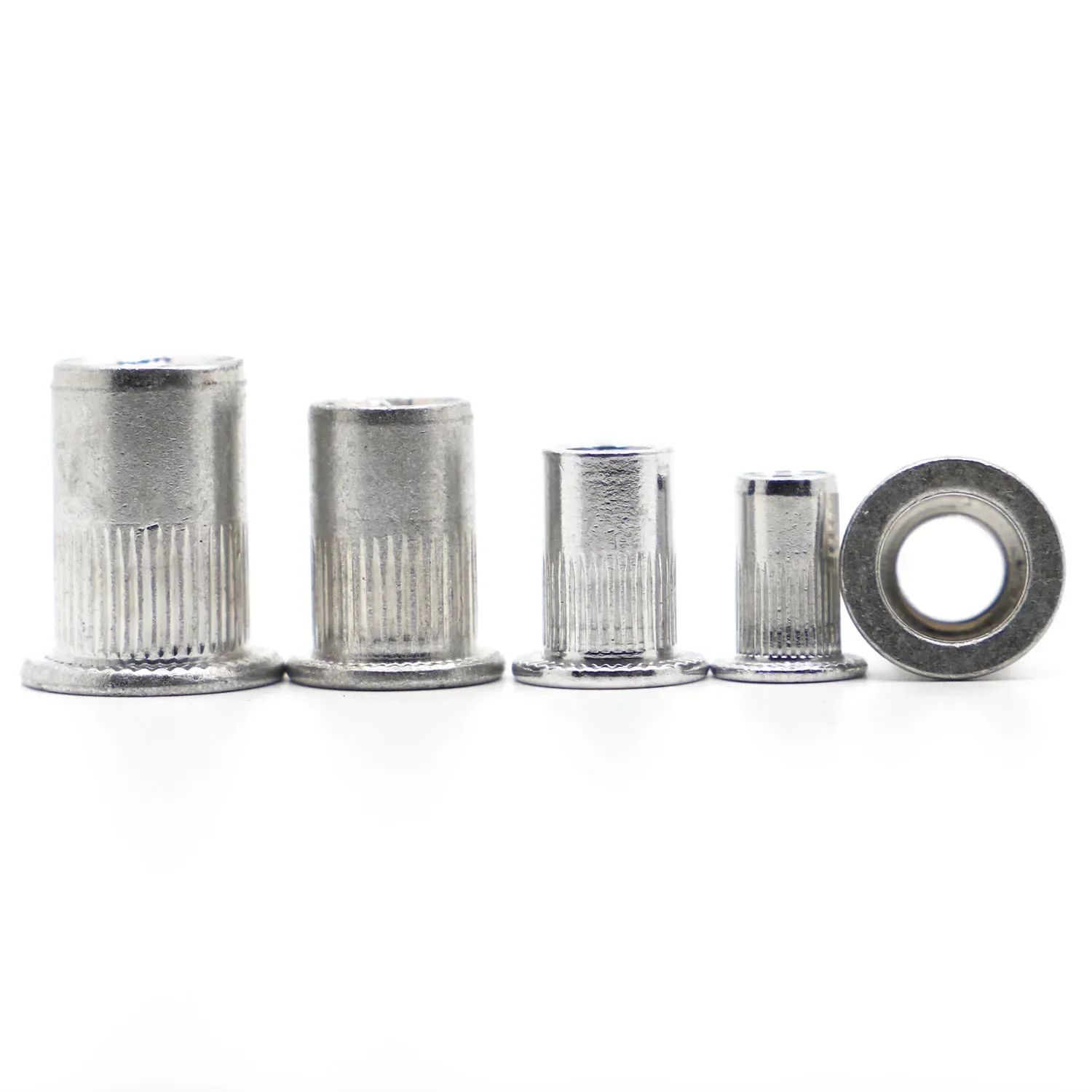 M3 M4 M5 M6 M8 M10 M12 Rivet Nut 304 Aluminum Alloy Flat Countersunk Head Insert Rivnut Nutsert