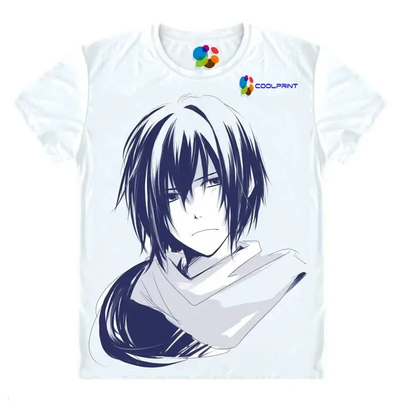 Coolprint-Camiseta de Anime Hakuouki Hakuoki, camisetas cortas de varios estilos Toshizo Hijikata Hajime Saito, camisetas Hentai con motivos de Cosplay