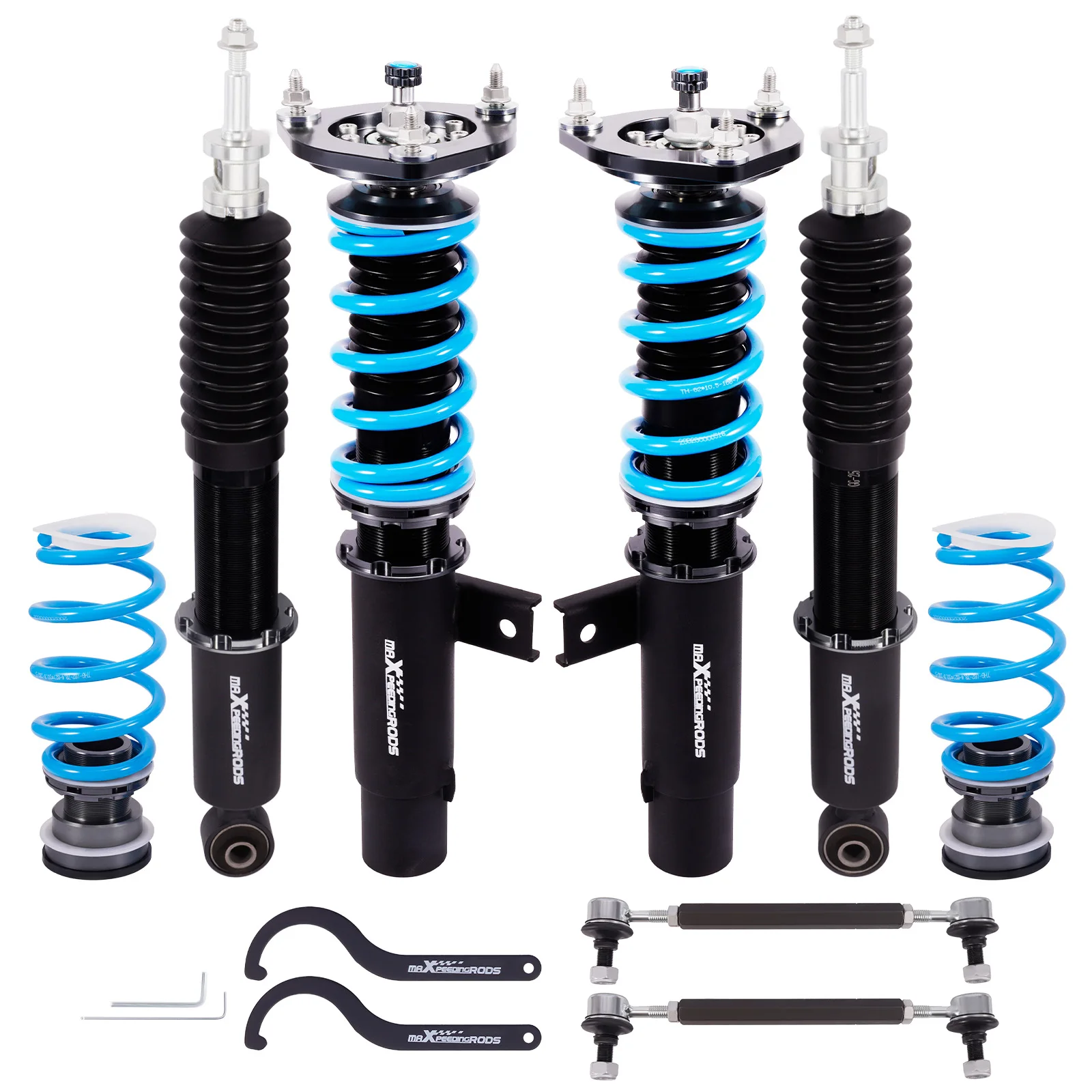 MaXpeedingrods Performance T6 Coilovers Suspension Shock Absorber for Audi TT Mk2 Type 8J FWD/AWD 2007-2014 Daily Use