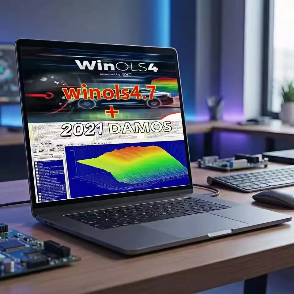 

2026 Hot Selling Winols 4.7 Software+2021 Damos File Latest ECU Programming Tool+installation Video Guide Car Auto Repair Softwa
