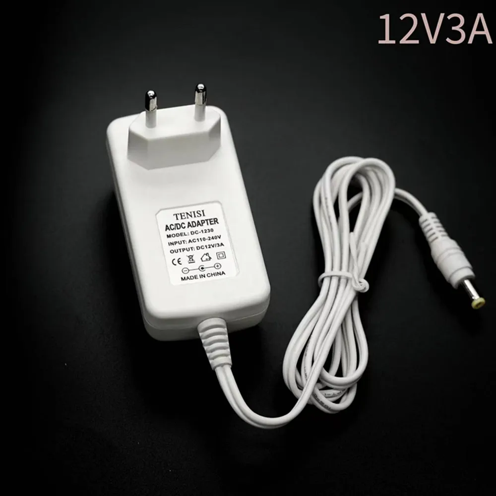 DC12V 1A 2A 3A Adapter Power Supply White Cover 12V Transformer For LED String LED Strip Light Bar Light LED Driver US / EU Plug