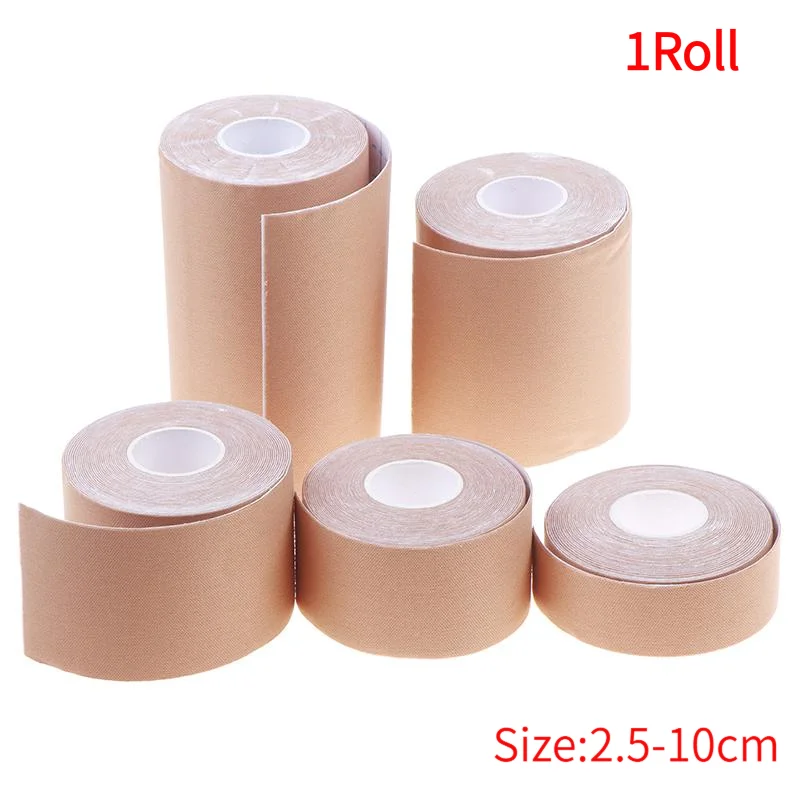 #1 Roll Muscle Kinesiology Elastic Knee Pain Relief Strain Patch 2.5-10cm Sports Kinesiology Tape Athletic Recovery Stickers