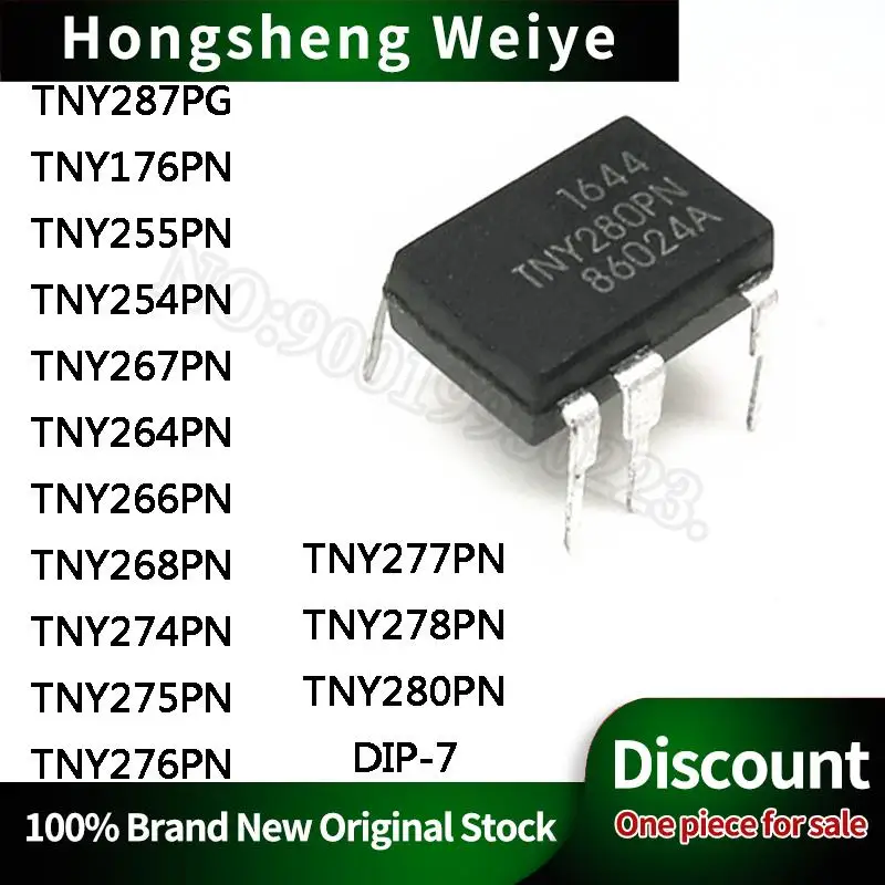 10Pcs TNY176PN TNY255 254 267 264 266 268 274 275 276 277 278  280PN DIP-7