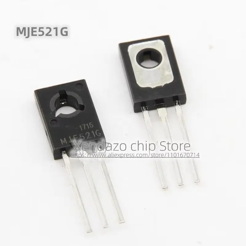 10pcs/lot MJE521G MJE521 TO-126 package NPN Bipolar junction transistor (BJT) triode chip