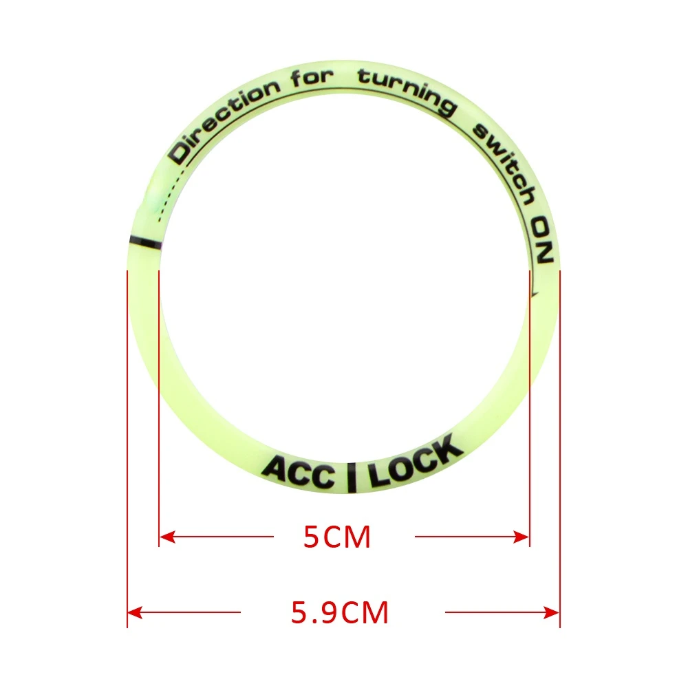 ثلاثية الأبعاد جل توهج حلقة رئيسية ملصق مضيئة مفتاح إشعال غطاء لشركة هيونداي سانتا في سوناتا سولاريس أزيرا كريتا I30 Ix25 توكسون HB20 #4
