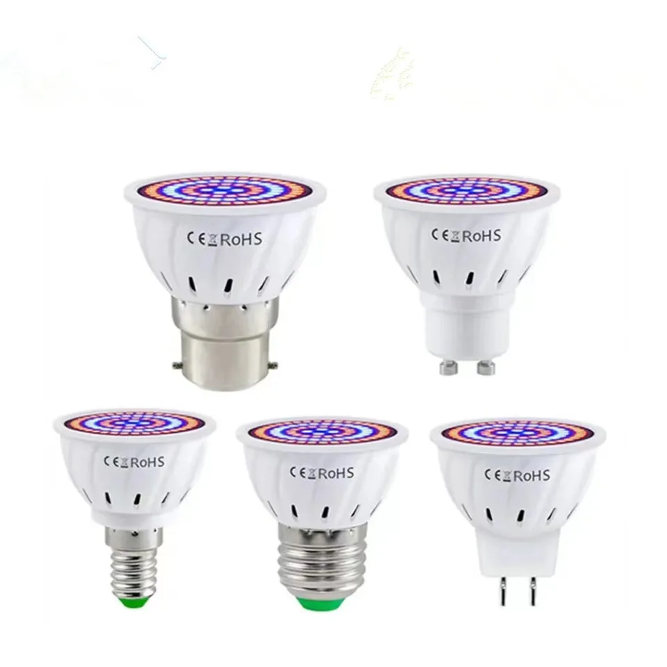 Full Spectrum E27 Plant Grow Light Bulb 220V LED Cultivation Lamp for Indoor Garden Seedling Hydroponics Greenhouse Use