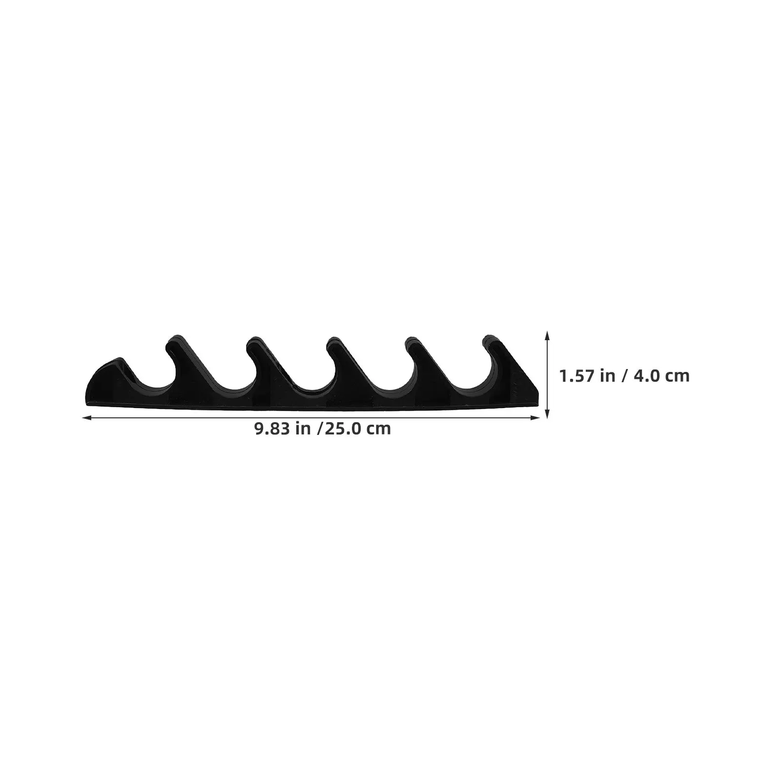 6Pcs Outdoor Chair Support Adjuster Premium Plastic Chaise Adjustment Bracket 5-Teeth Multi-Position Buckle for Patio Garden
