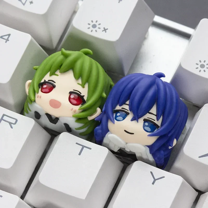 

Anime Keycaps Unemployed Reincarnation Alice Rocky Hirsch Luffy Custom Keycaps for Mechanical Keyboard Caps ESC Artisan Keycap
