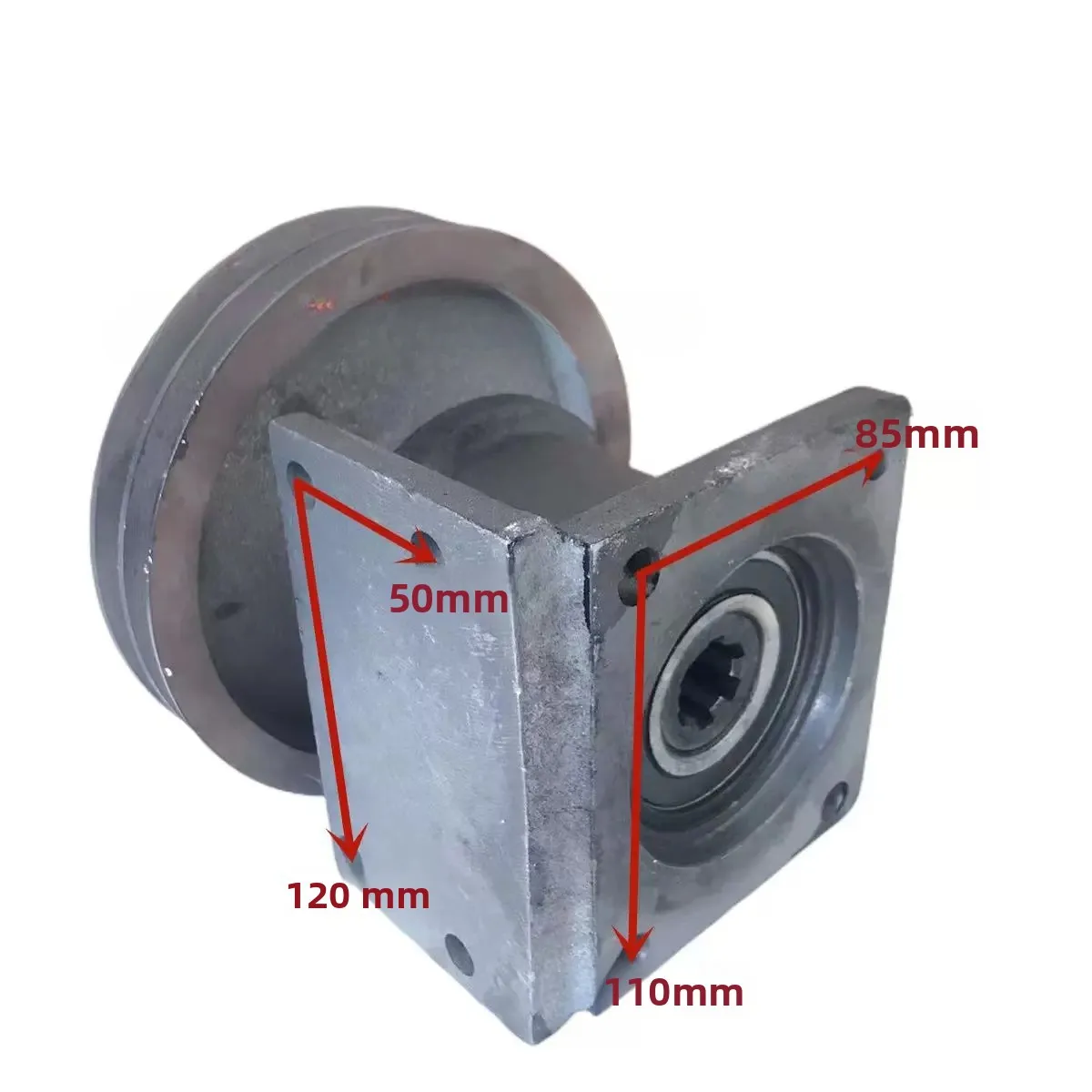 Gear Pump Base for Mini Loader, Alloy Steel Expansion Sleeve Coupling Hydraulic Pump Bracket