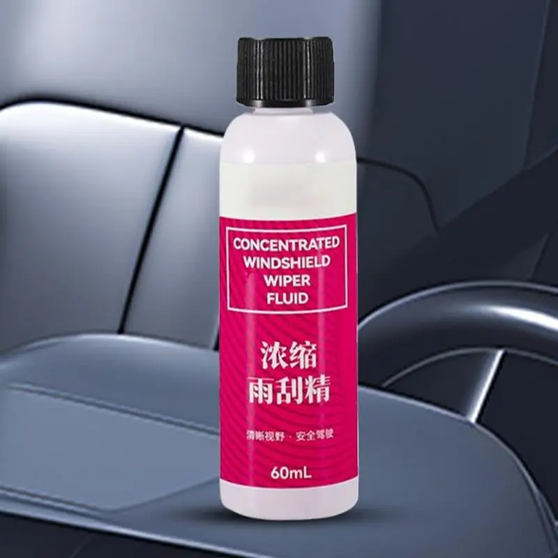 Windshield Oil Remover Windshield Washer Concentrate Fluid Windshield Washer Fluid Concentrate 60ml All-Season No Streak Car