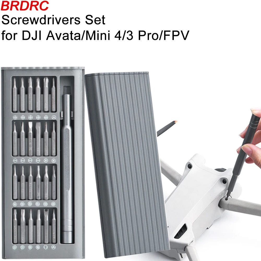 BRDRC Screwdrivers Set for DJI Avata/Mini 4/3 Pro/ FPV Repair Tool Drone Installation Disassembling Screwdriver Accessories
