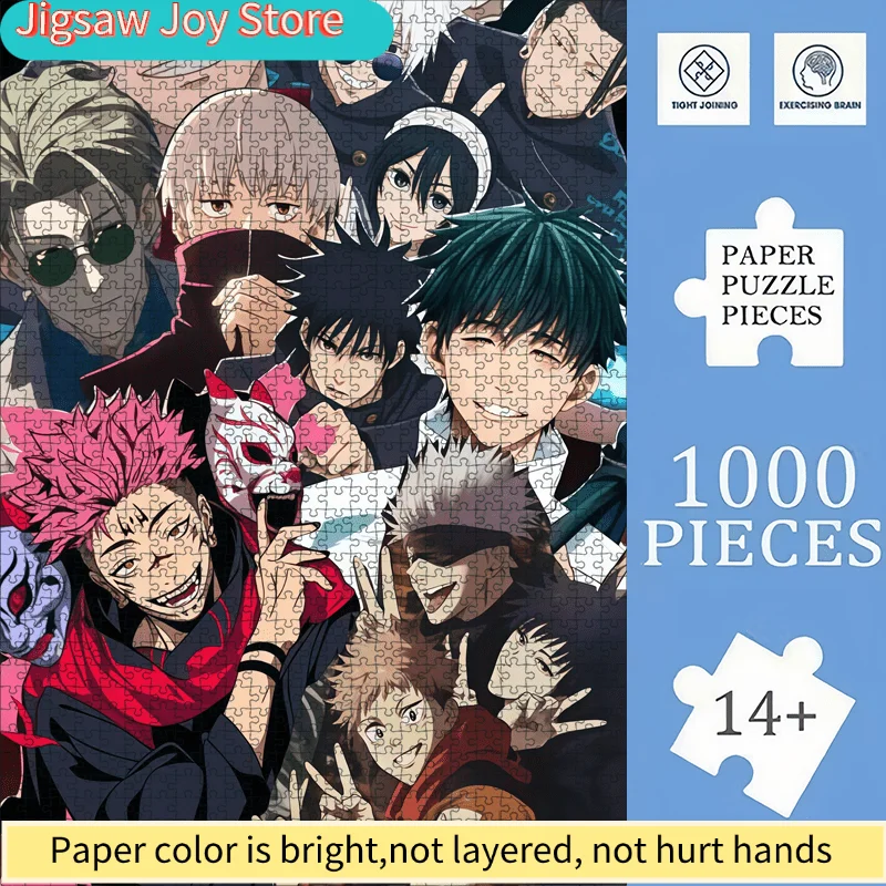 

of Popular Art-Themed Anime Puzzles - Intellectual Games Featuring Cool Anime Characters - Challenging Large Puzzles for Adult