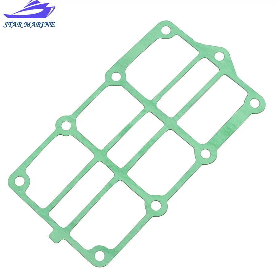 Boat Motor 66T-41114-A0 Exhaust Outer Cover Gasket for Yamaha 2-Stroke 40HP 40X E40X Outboard Engine