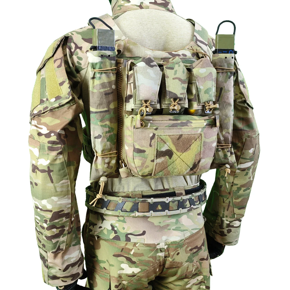 1 Pair Outdoor Tactical Backpack Backboard with Holes Quilted C4 Long Tool Kit