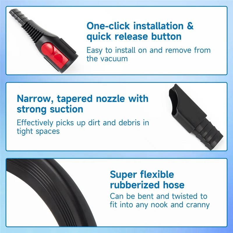 BAAM 電動ミニツールブラシヘッド Dyson V7、V8、V10、V11 吸引ヘッド交換部品用