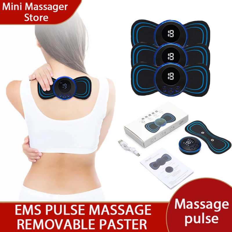

Intelligent EMS Mini Massage Patch Relieve Fatigue Neck Massage Pulse Massage Instrument Whole Body Massage