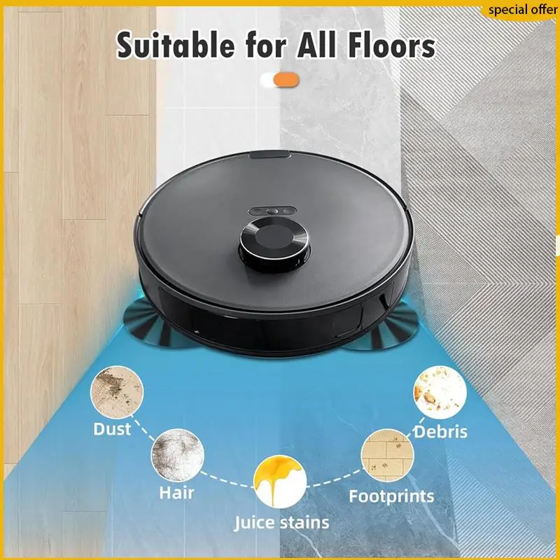 

A50I For Eureka E10s Robot Vacuum Cleaner Main Side Brush Mop Cloth Filter Replacement Parts Accessories