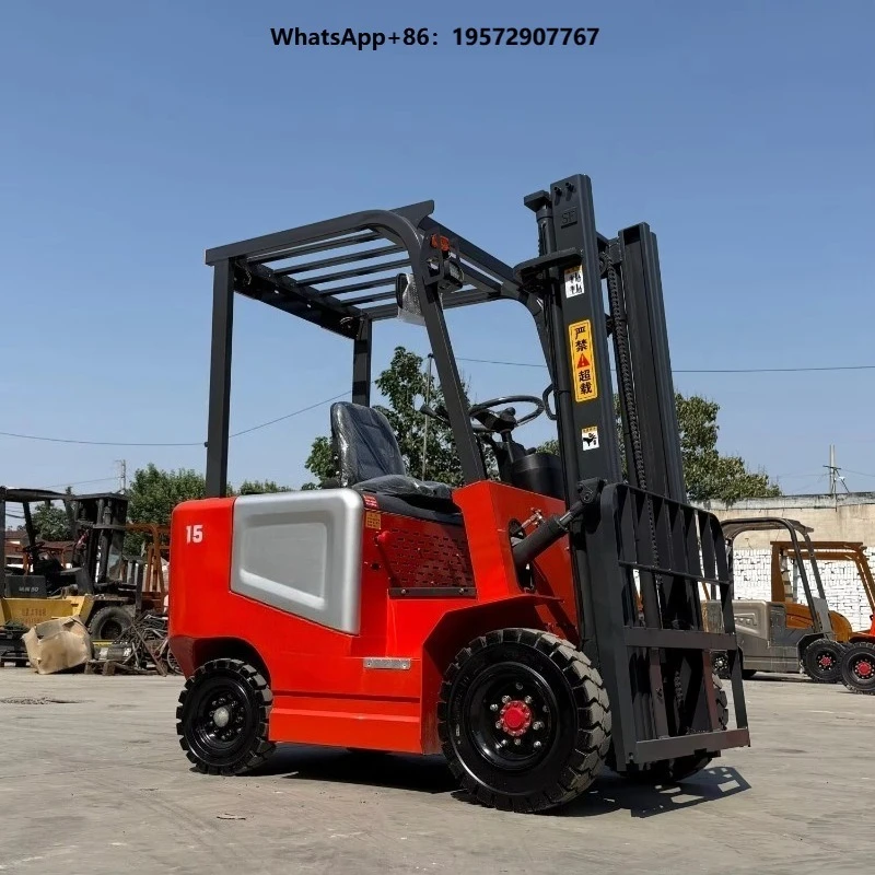 2 Ton 3 Ton Electric Forklift Li-ion Battery 4 Wheel Fork Lift Truck for Indoor Outdoor Logistics Use Ready to Ship