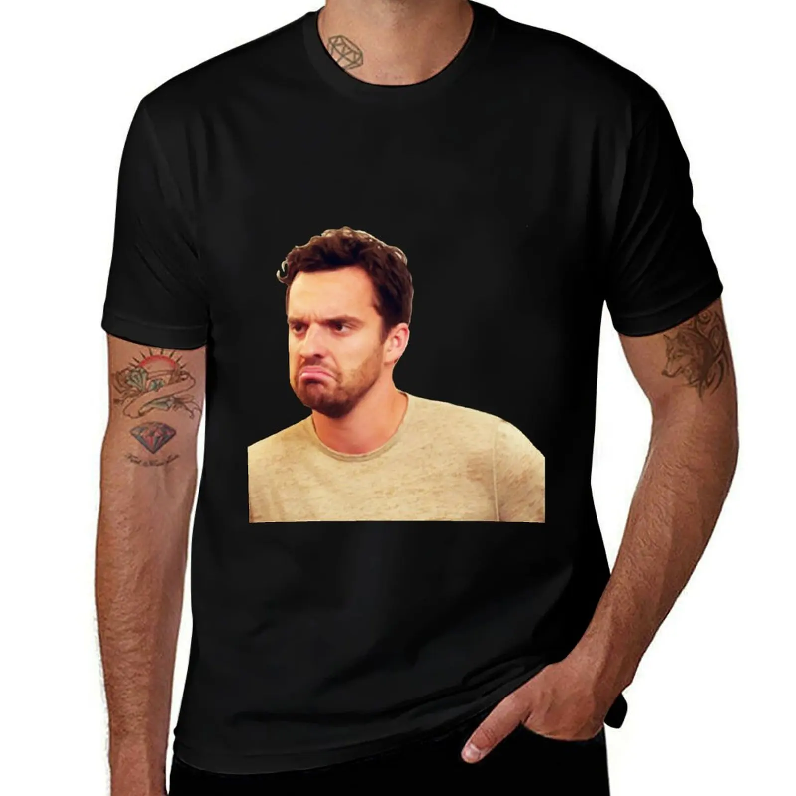 

Nick miller new girl T-Shirt Dry Fit Running Short Sleeve Top