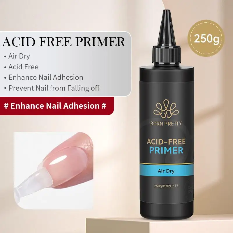 BORN PRTTY 250 g säurefreier Nagelpresse, Nagelvorbereitung, Dörrgerät, lufttrockenes Verstärkungsgel, superklebender Schmuck-Dekor, UV-Nagellack – Detail 5