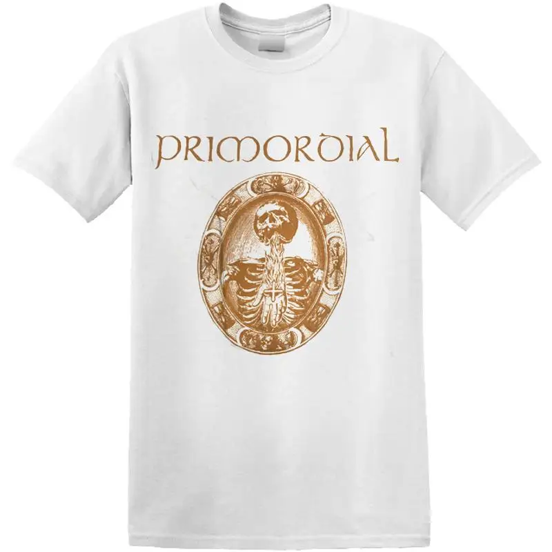 PRIMORDIAL - 'Redemption at the Puritan's Hand' White T-Shirt