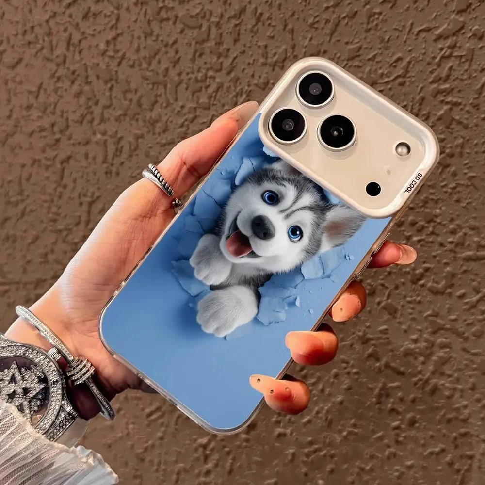 

Cute dog pattern Phone Case case for iPhone17 16 15 14 13 12 11 Pro/ Max/Plus shock-proof rear cover anti-fingerprint