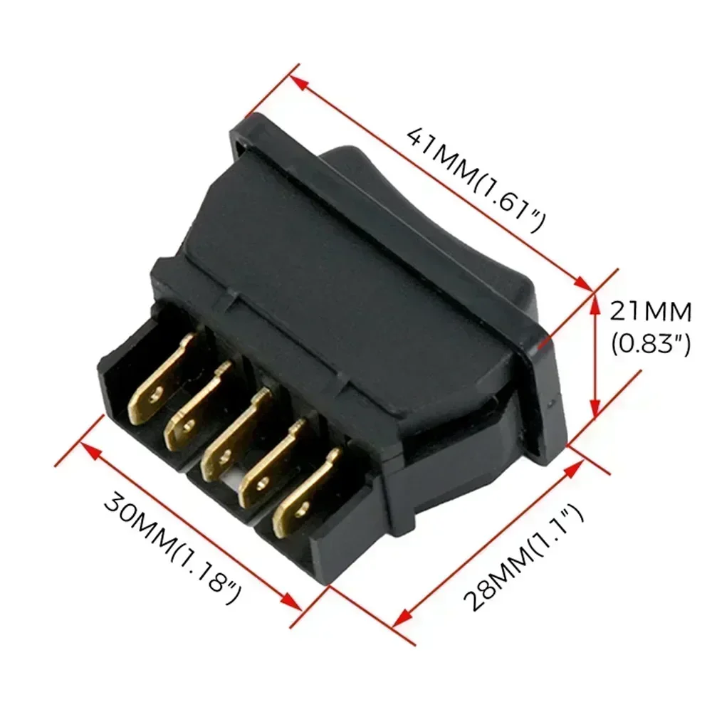 Universeller Auto-Fensterheber-Schalter, elektrisch, 5-polig, DC 12V 20A, Regler-Schalterkabelbaum, Zubehör, Taster, DIY – Detail 9