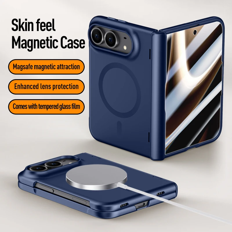 Case For iPhone Duo, Luxury Skin Sensitive For Magnetic Magsafe Phone Case High-Definition privacy Screen Protector Cover