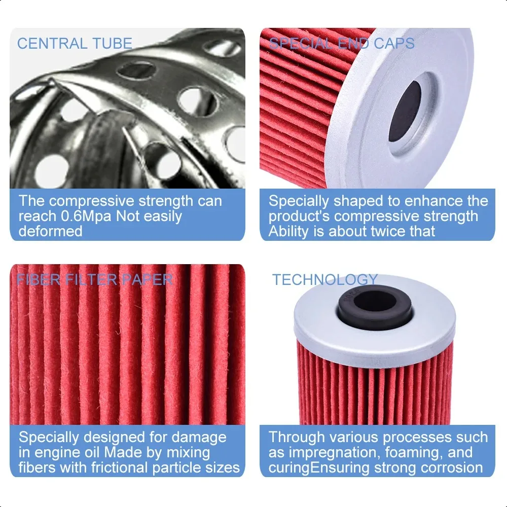 Motor Oil Filter 1541A-LEA7-E00 For Kawasaki Scooter J125 SC125 J300 SC300 For Kymco 125 200i 300i 350i Downtown X-Town K-XCT