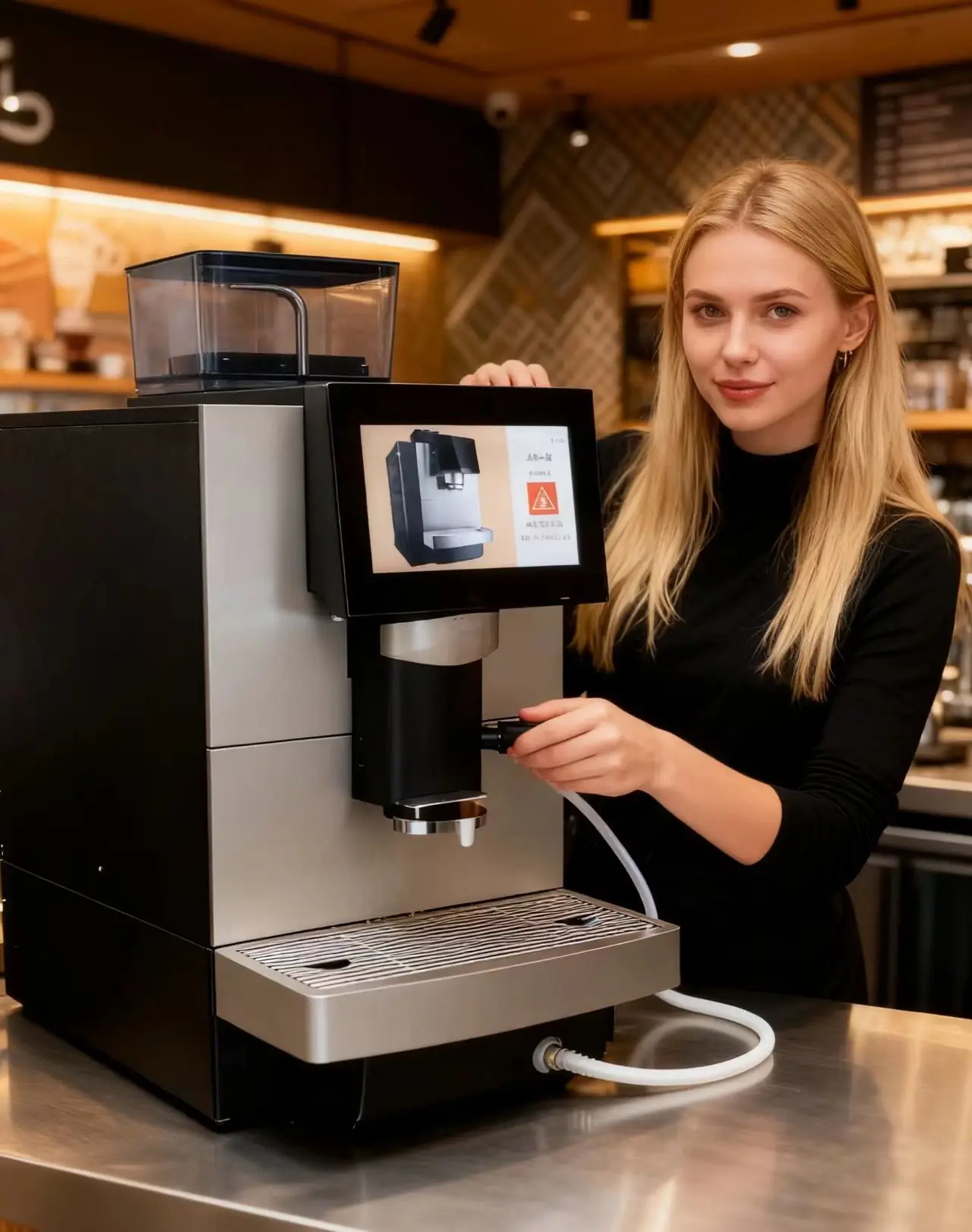 Commercial Kaffeevollautomat Bean to Cup Super Fully Automatic Coffee Machine for Business