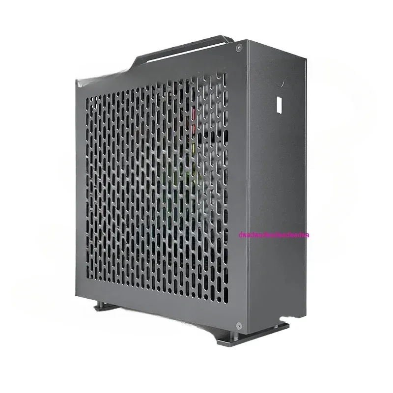 Spot Lzmod Mini A24-V5 2.0 Dual Slot Single Display 1U Power Supply ITX Chassis with Double-Sided Chamfering