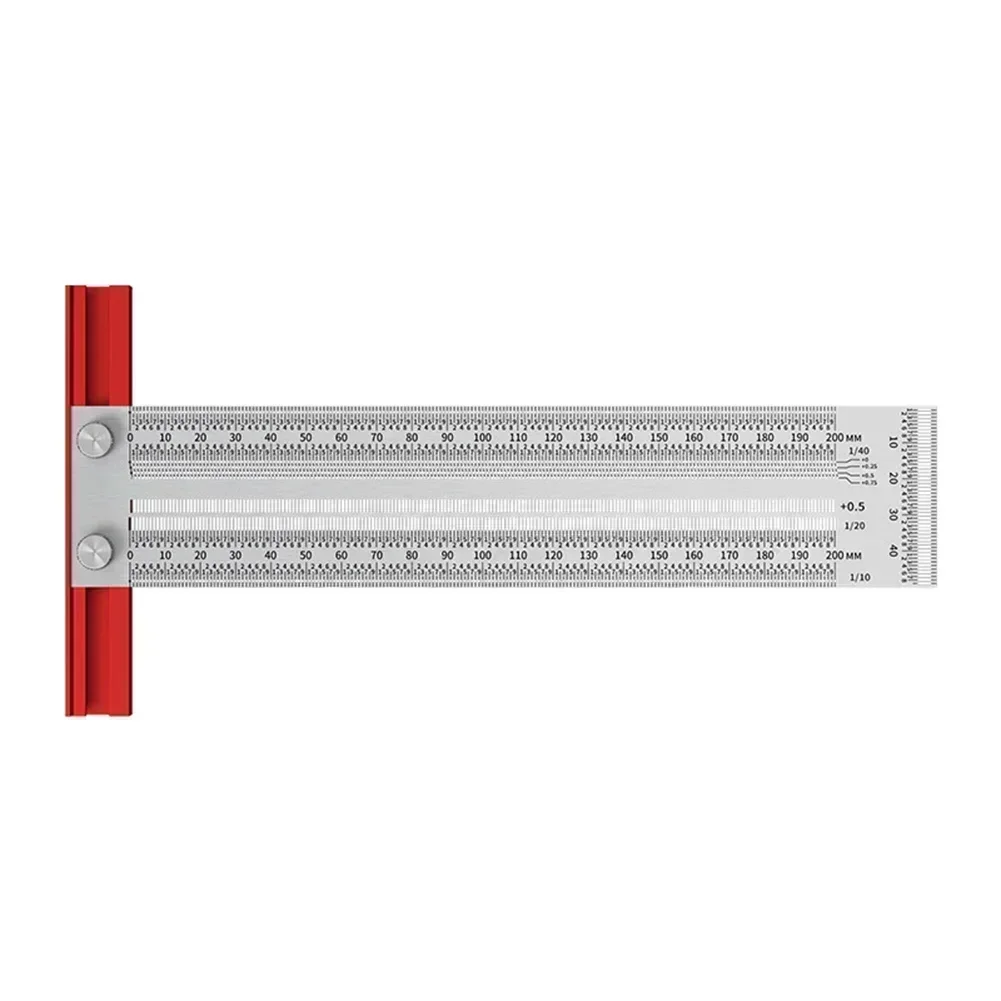 

Линейка из нержавеющей стали, линейка для маркировки отверстий, толщина 0,25 мм, двойная градуированная поверхность для рисования, для механического карандаша
