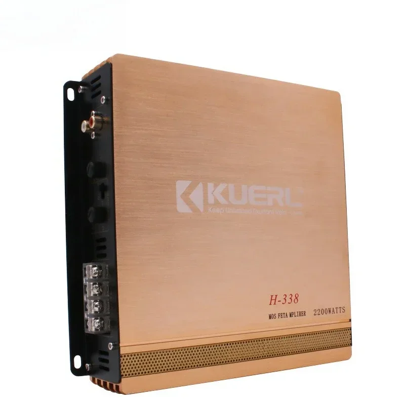 Durable Car Audio High-power Car Modification 2-channel Two-way Car Power Amplifier Aluminum Alloy Cast