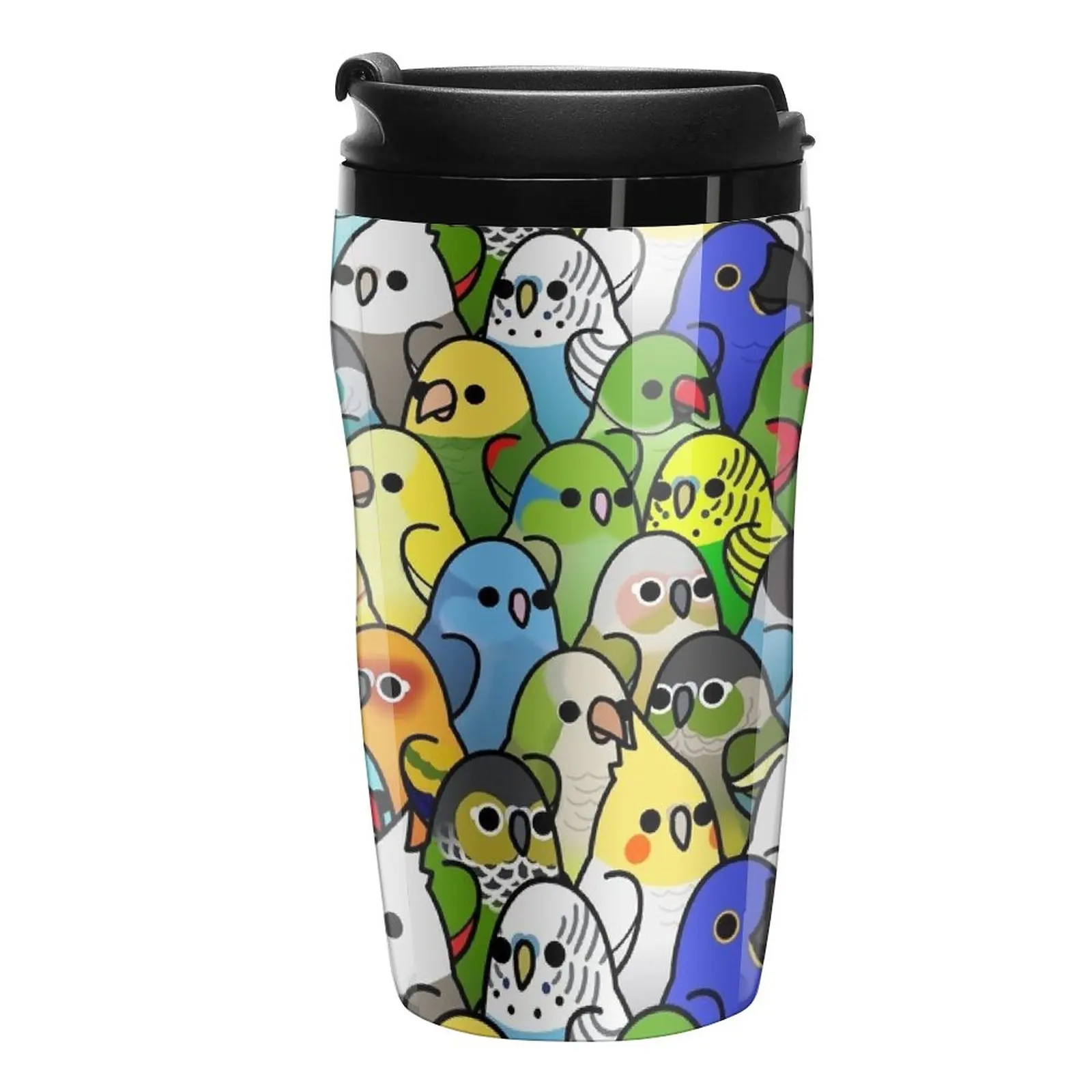 

New Too Many Birds! Bird Squad 1 Travel Coffee Mug Cofee Cup Cups Coffee Creative Cups