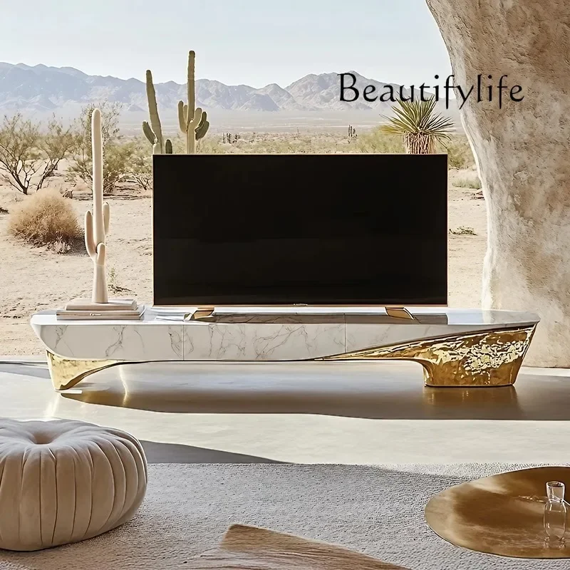 

mn Modern design art TV cabinet Floor cabinet Post-modern villa High-end furniture High luxury international