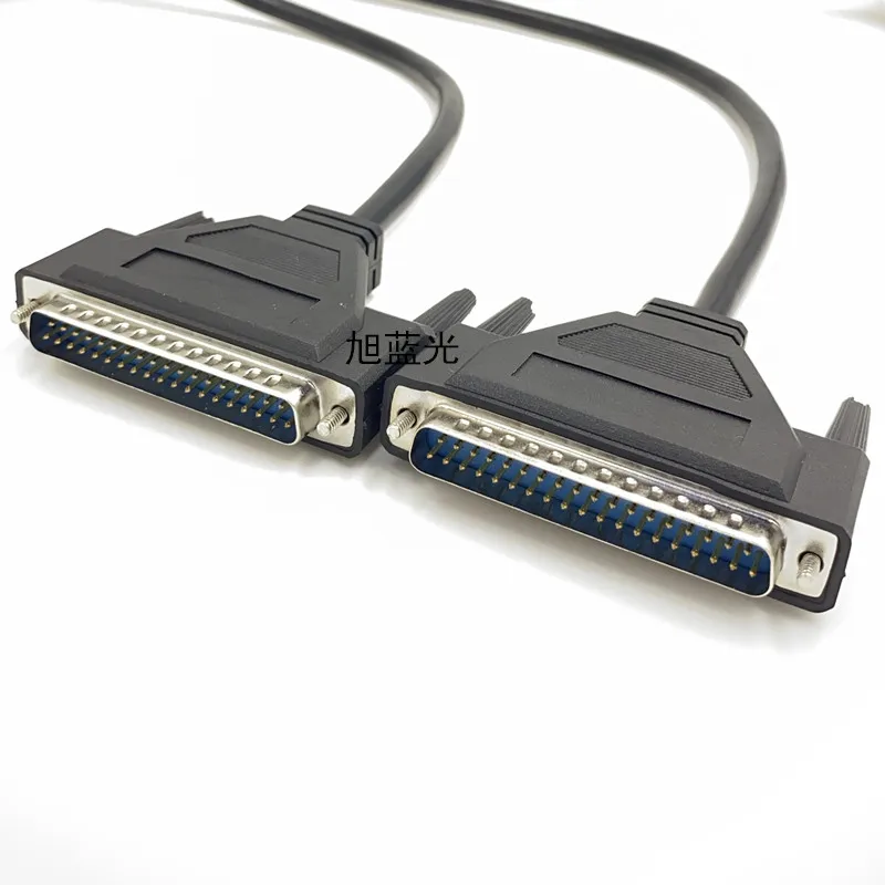 DB37 Connection Cable Male to Male 37 Pin Data Cable DB37 for Pins 1/1.5/2 Meters