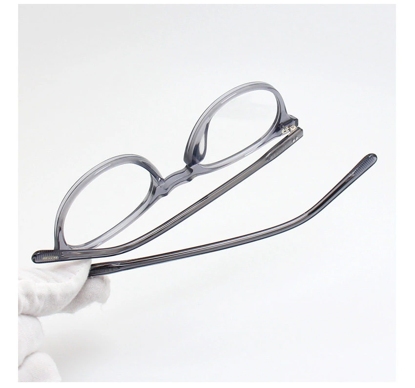 America Brand Design Ovale Brillengestelle für Herren, Vintage-Acetat, ultraleichte Korrektionsbrillen OV5183, optische Brillen für Damen – Detail 23