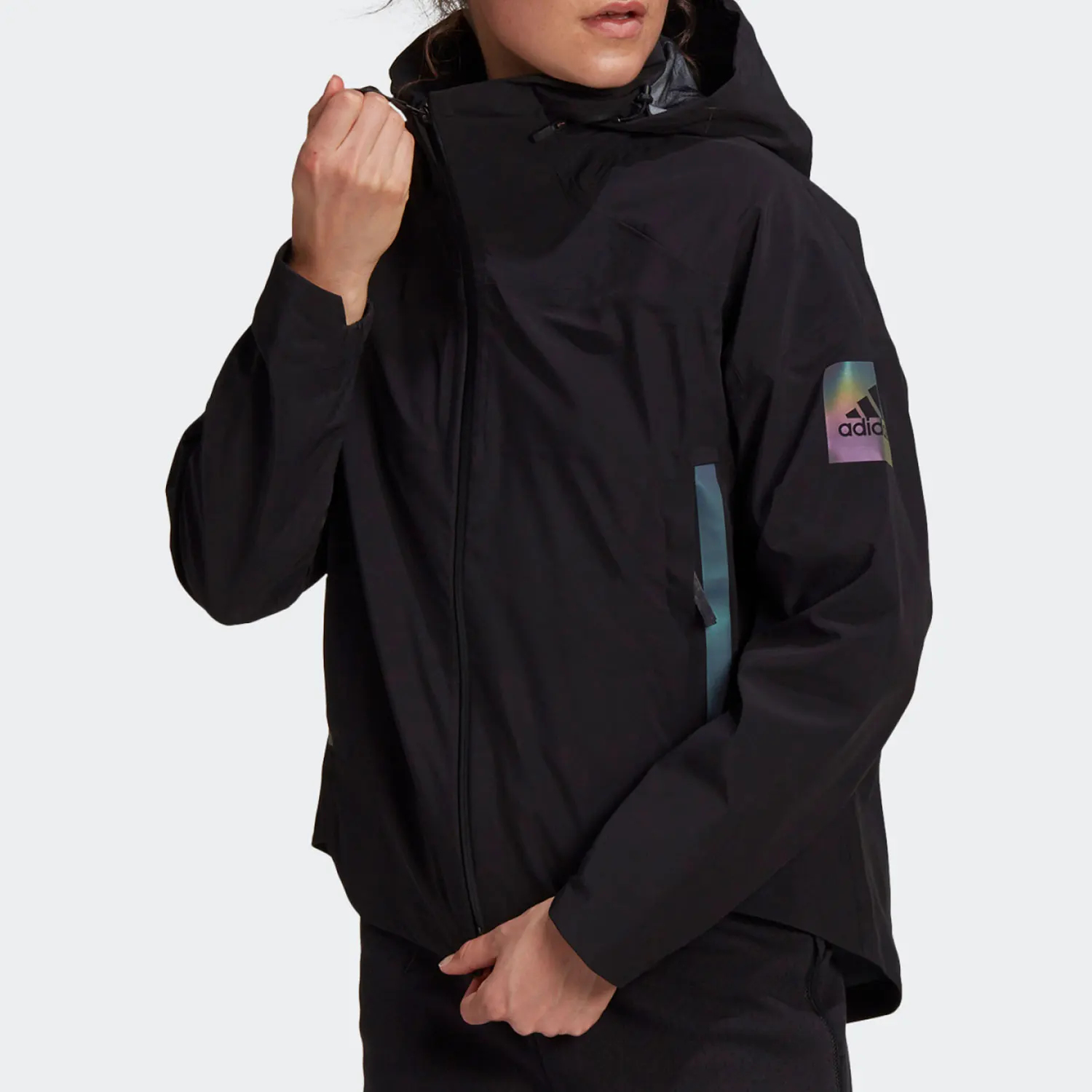 

Adidas Official Genuine New Season Women's Outdoor Sports Hooded Jacket GP7851