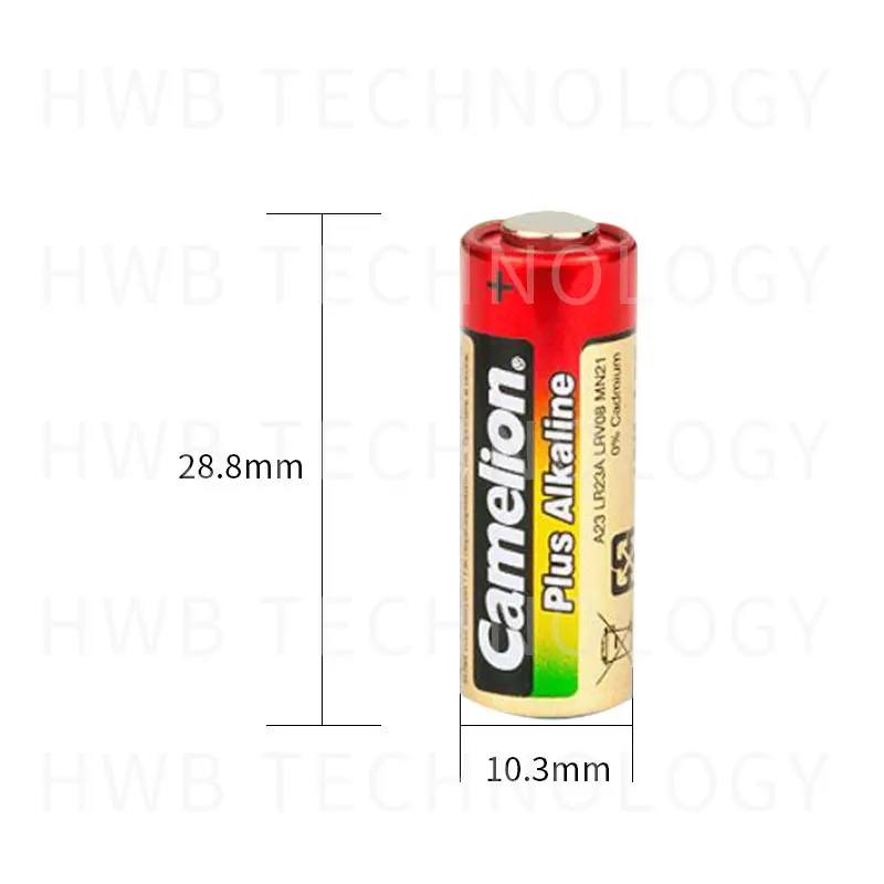 Wholesale 20pcs/lot New 12V Camelion A23 23A Ultra Alkaline battery/alarm batteries Free Shipping