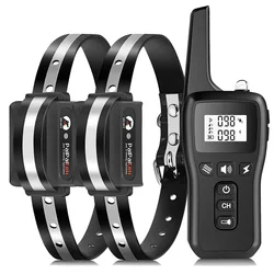 2-IN-1 Remote Dog Training Collar,Electronic Dog Collar,Shock Collar for Large Medium Small Dog,3 Safe Modes with Beep,Vibration