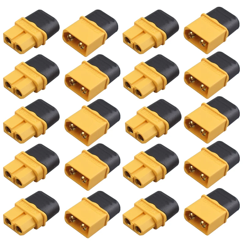 5/10 Pairs XT60H Connector Plug with Sheath Housing Female / Male XT60 Plug for RC Lipo Battery Cars Drones Airplane