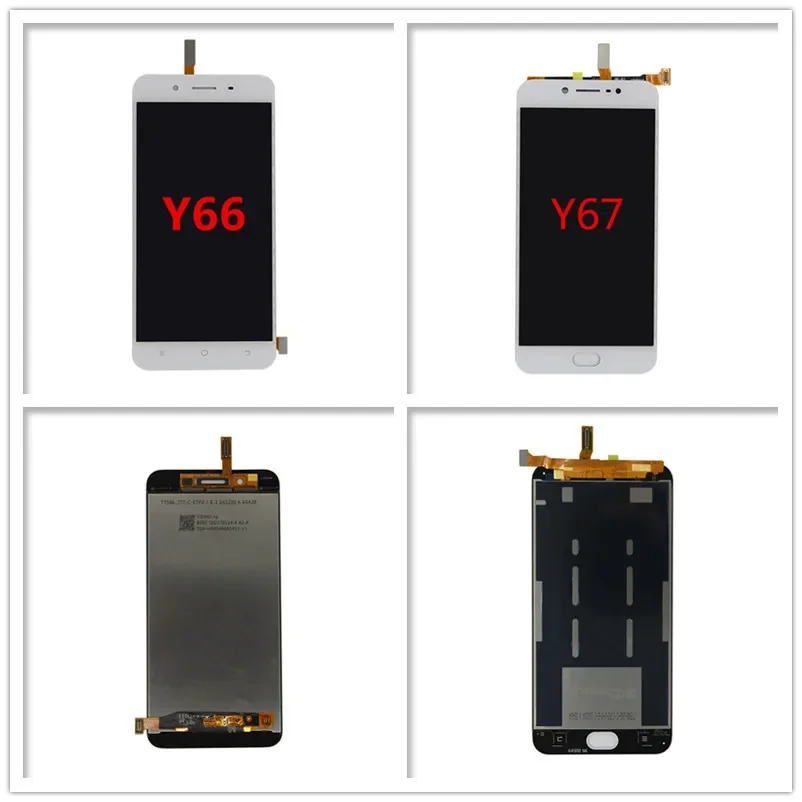 Vivo Y66 Y67 Screen Assembly Touch Display Compatible with Y35 Y31 Y55 Y51 Y75 Y79 Capacitive Touch Screen Mobile Phone Parts