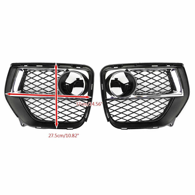 51117312605 51117312606 Fog Light Frame Fog Light Grille Cover Through Hole Fog Light Grille Car For BMW X6 E71 12-14