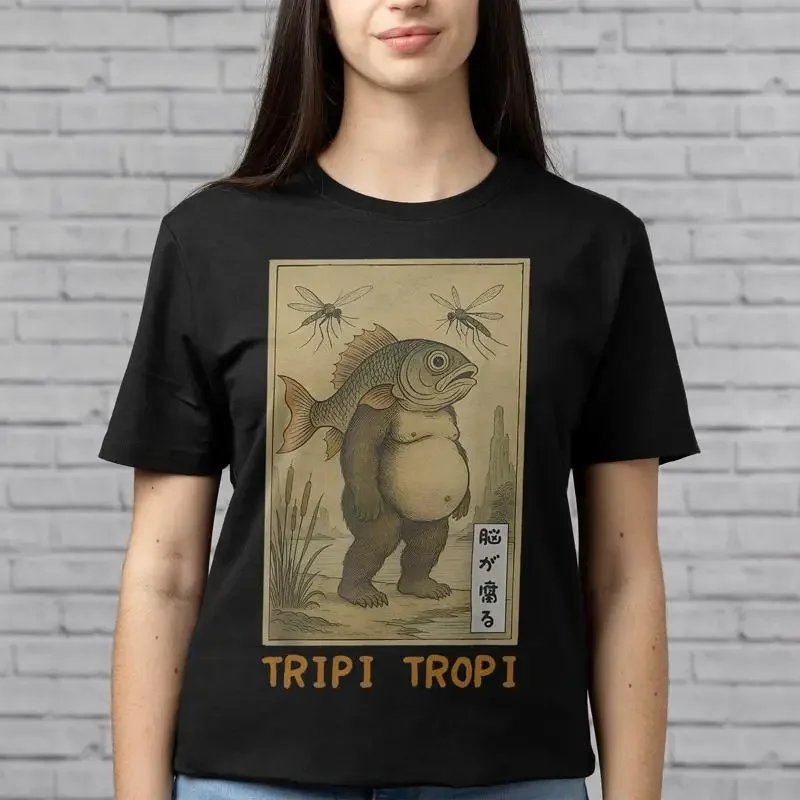 TRIPPI TROPPI SHIRT Italian Brain Rot Animals Vintage T Anomaly Rap Merch 90s Funny Meme Retro Bootleg