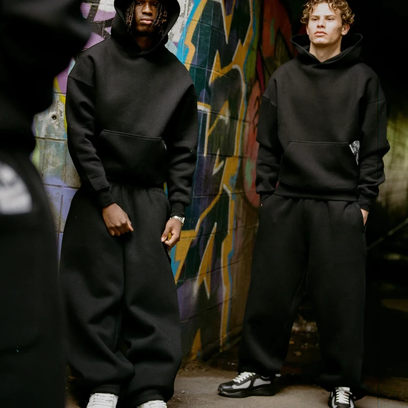 Streetwear Abbigliamento donna Y2k Nuovo modello a disco compatto retrò ricamato Set Felpe con cappuccio da uomo gotico Harajuku Felpe Pantaloni sportivi