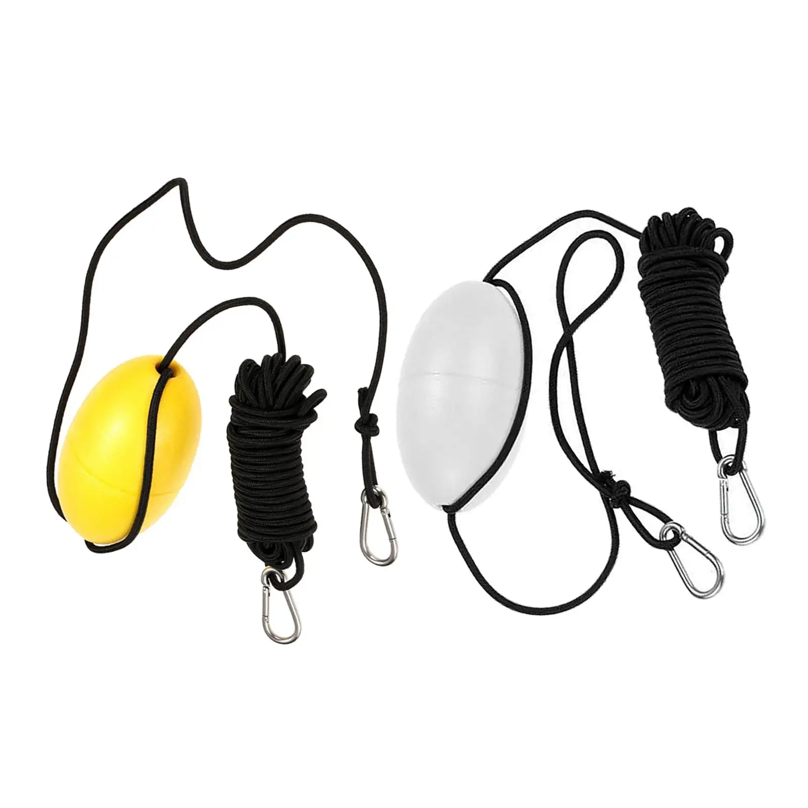 Kayak Anchor Tow Rope, Buoyancy Ball Stainless Steel Clips, Tow Line Throw Rope for Fishing Inflatable Boat Anchors System image 3