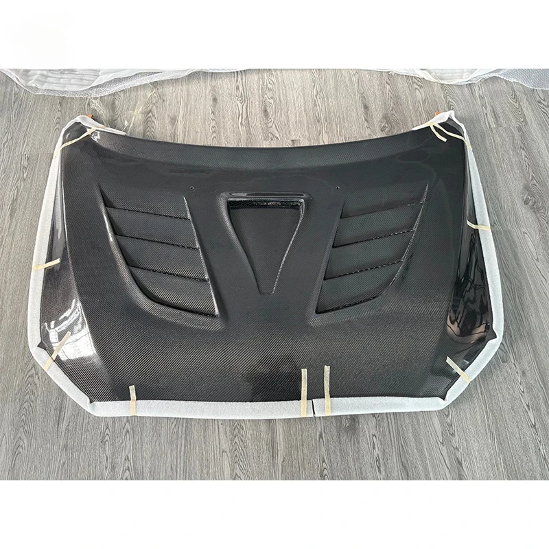 For Mitsubishi Lancer EX Evolution X CZ4A CY4A 2008-2016 Carbon Fiber Vented Engine Hood Bonnet Lightweight Racing Performance U view 5