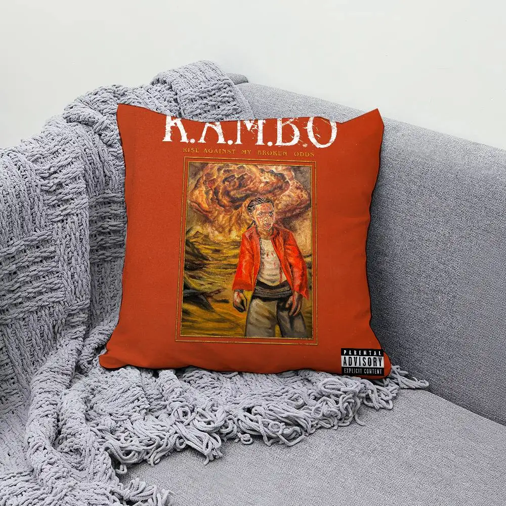 B-BabyChiefDoit Rise Against My Broken Odds 30x30cm 45x45cm Pillow Case Decor Protective Covers Comfortable Soft For Sofa Living