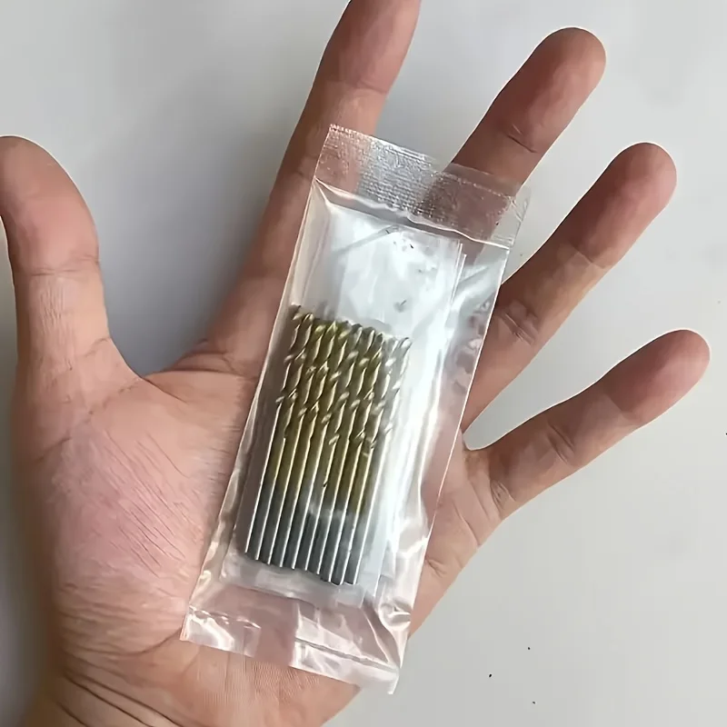 100Pcs Titanium Coated Drill Bits HSS High Speed Steel Set Tool Quality Power Tools 1/1.5/2/2.5/3mm