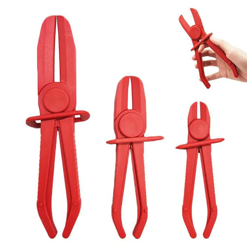 

3PCS HOSE PIPE PLIERS CLAMPS BRAKE PLIER FREE HANDS TOOLS PLASTIC RADIATOR BRAKES PIPES